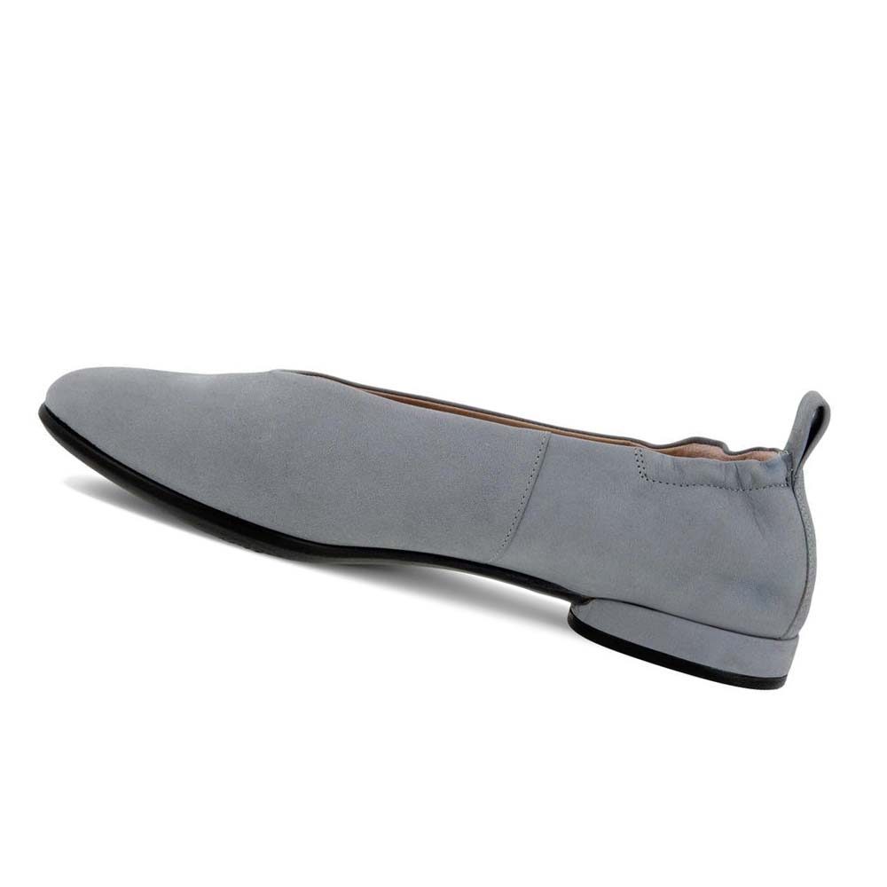 Women's Ecco Anine Flat Ballerina Ballet Flats Silver / Grey | Canada 4OKI